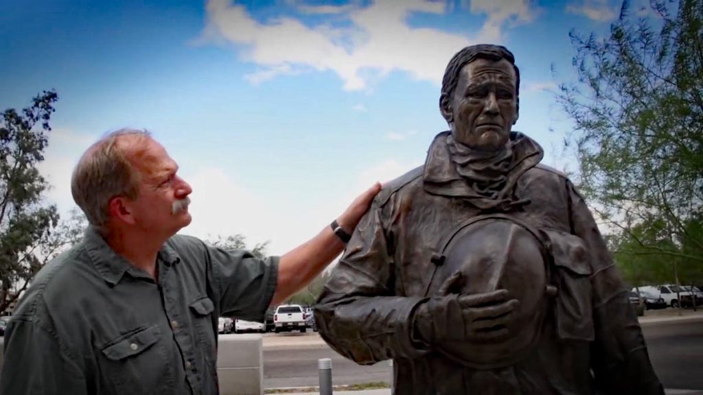 Bronze Fallen Hero Sculpture with/by Paul Olesniewicz