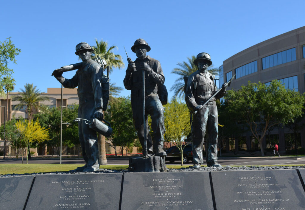 AZ State Memorial Bronze Sculpture